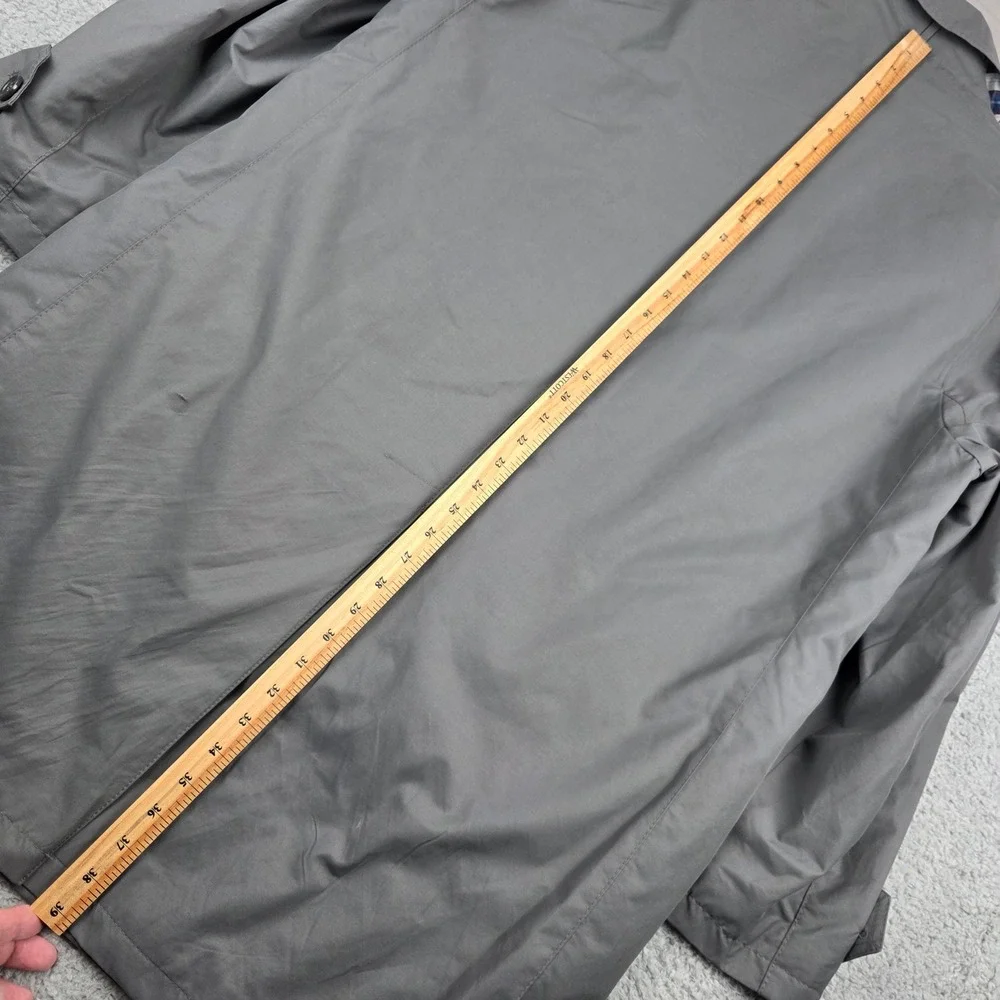 Frank Stella New York classic 3/4 Rain Coat Men 56/46 Zipout Liner Made in Italy
